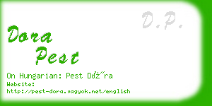 dora pest business card